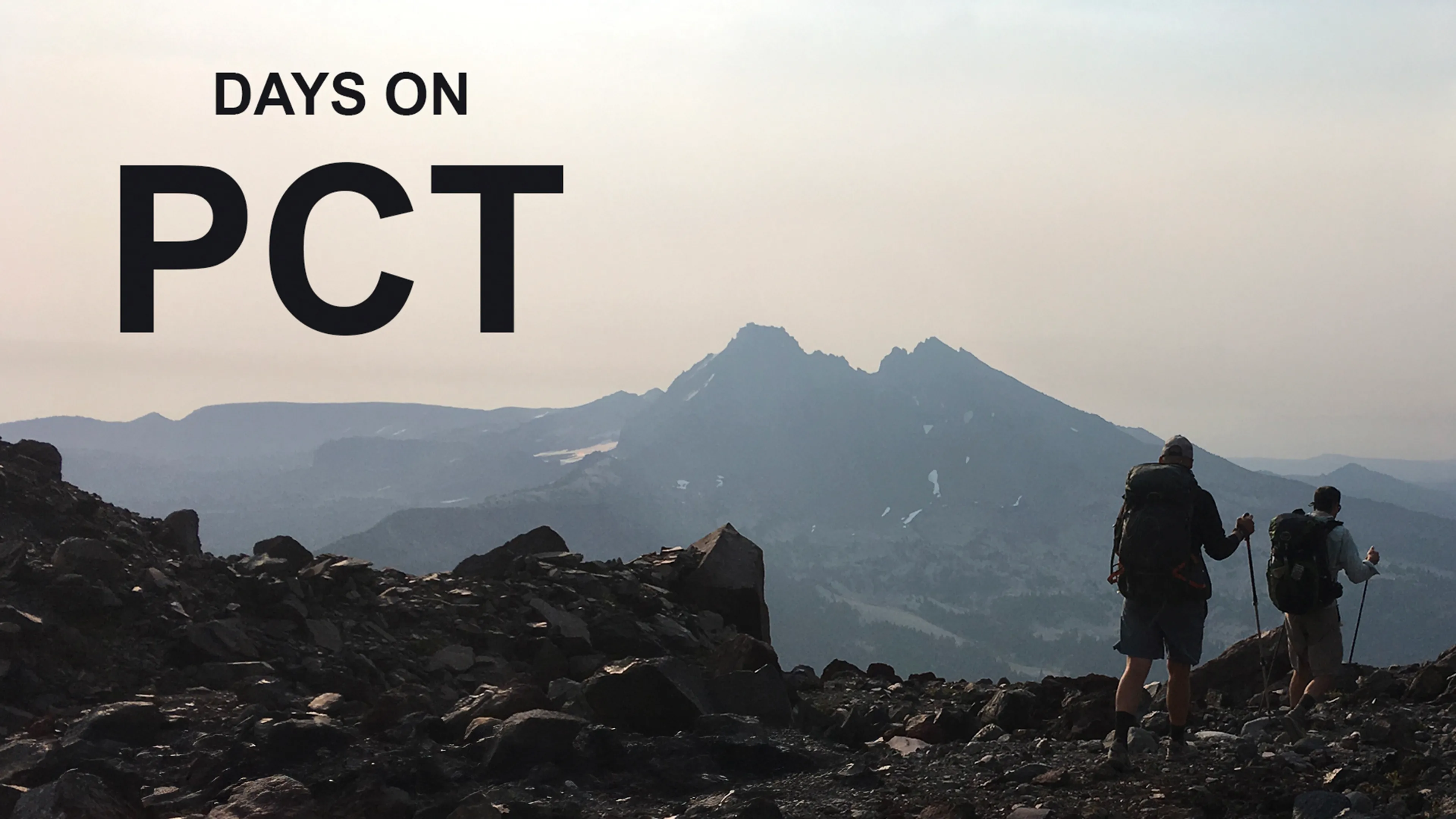 Days on PCT poster